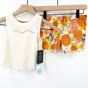 Art Class Floral Pajama Set